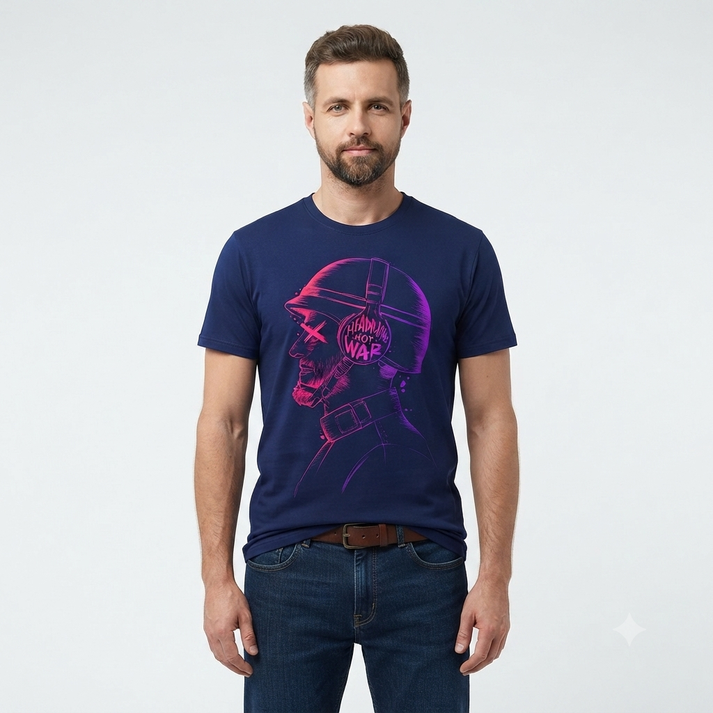 Graphic Printed Tee – Headphones For War